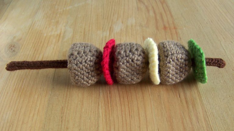 Brochet fabriquée en crochet.