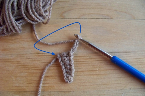 Technique de crochet pour faire un pétale