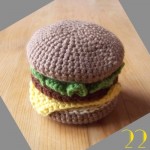 La dinette en crochet #22 Le hamburger!