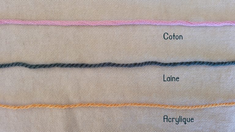 Comment reconnaitre la matière d’un fil à tricoter ?